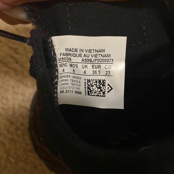 all black Converse in size 6 (EU 36,5) - Picture 6 of 6